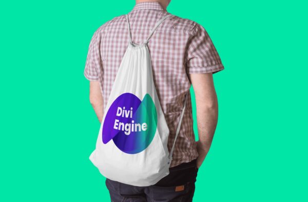 Divi Engine String Bag (Big Logo) - Ảnh 2