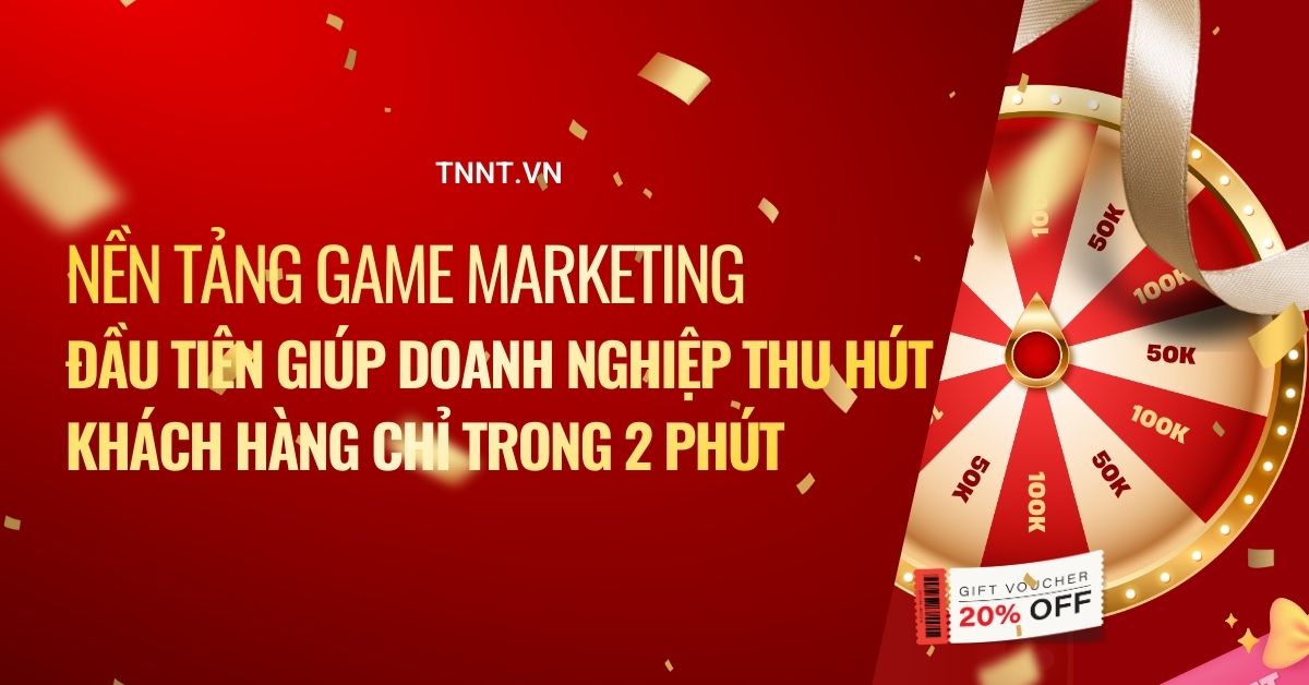 Nền tảng Game Marketing đầu tiên giúp doanh nghiệp thu hút khách hàng chỉ trong 2 phút" "Khám phá nền tảng game marketing đột phá giúp doanh nghiệp tạo minigame tương tác, thu hút khách hàng và tăng doanh số chỉ trong 2 phút. Giải pháp gamification marketing toàn diện, dễ sử dụng cho mọi quy mô doanh nghiệp.