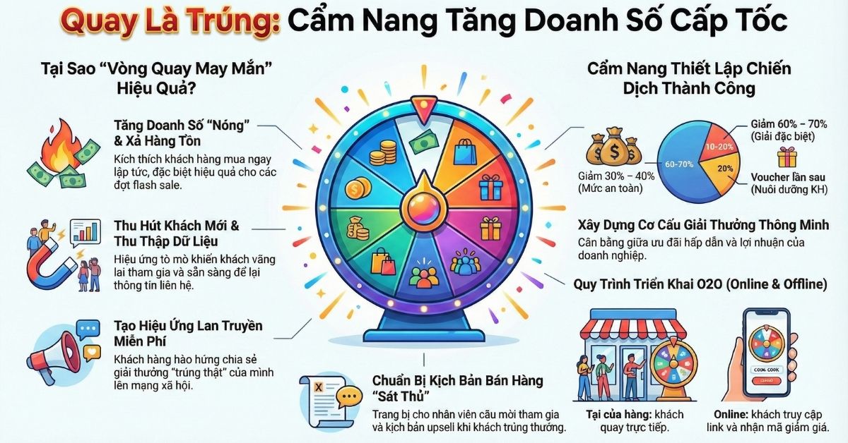 vong quay may mắn - chien luoc cấp tóc