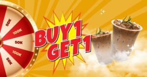 vong quay may man, mua 1 tang 1